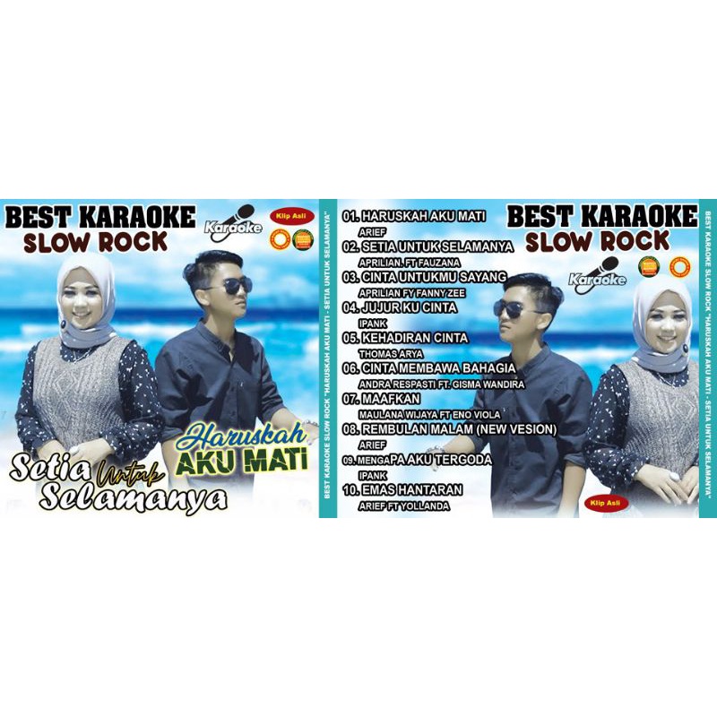 VCD album best karaoke slow rock setia selamanya