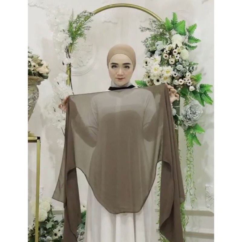 HARGA AMBYAR JILBAB PASHMINA OVAL/CURVE CERUTY BABYDOLL 180
