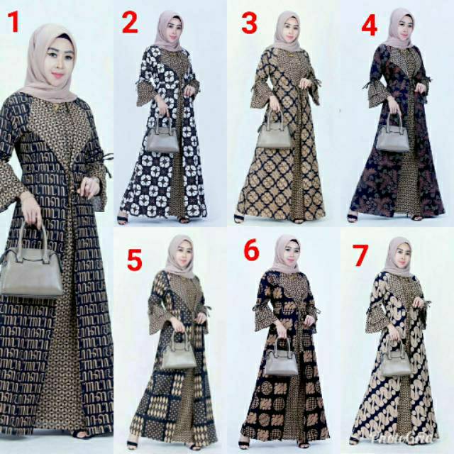 Gamis Jazzy Maxi Gamis Batik Cantik Batik Gamis Bagus Seragaman Pesta Gamis Syari Batik Cantik Katun