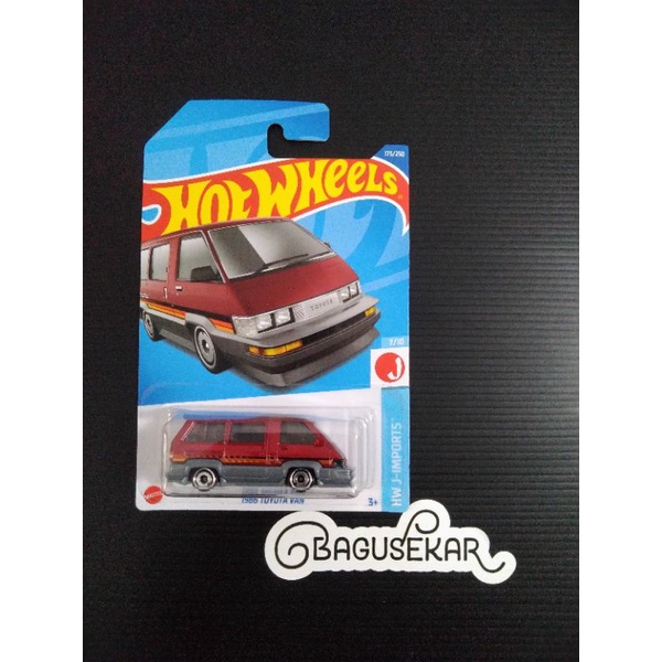 hotwheels 1986 toyota van