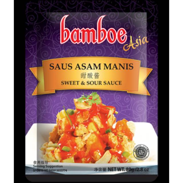 

Bumbu instan BAMBOE rasa Saus Asam Manis