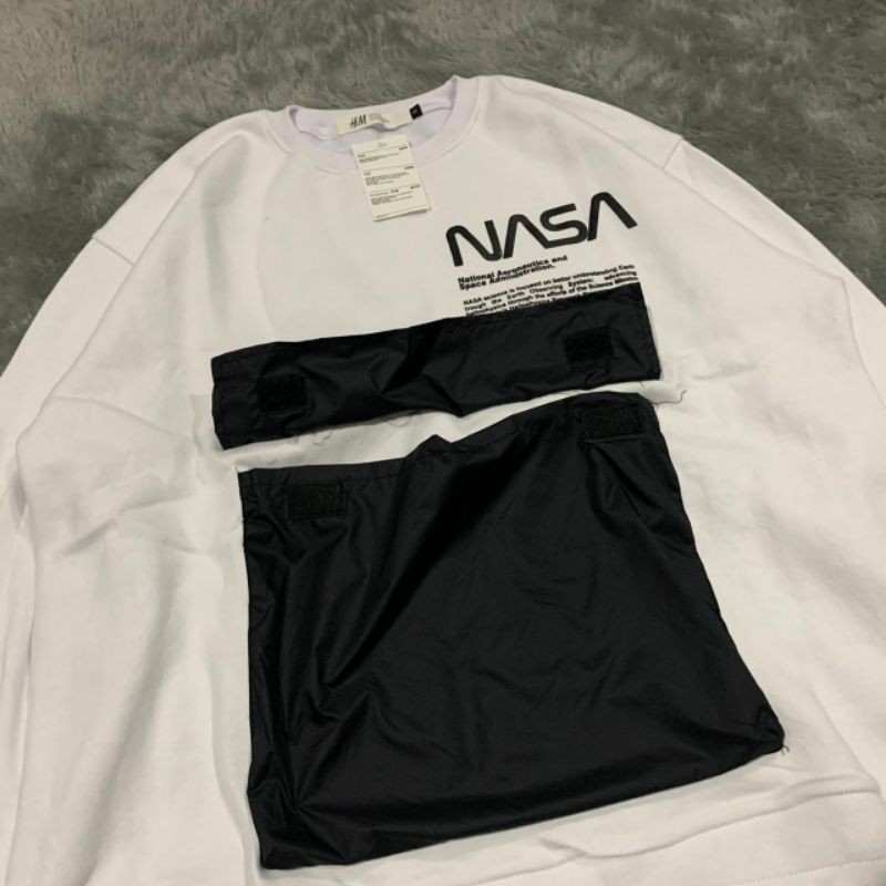 Sweater Crewneck H&amp;M Nasa Aerospace Bag Fulltag &amp; Lebel