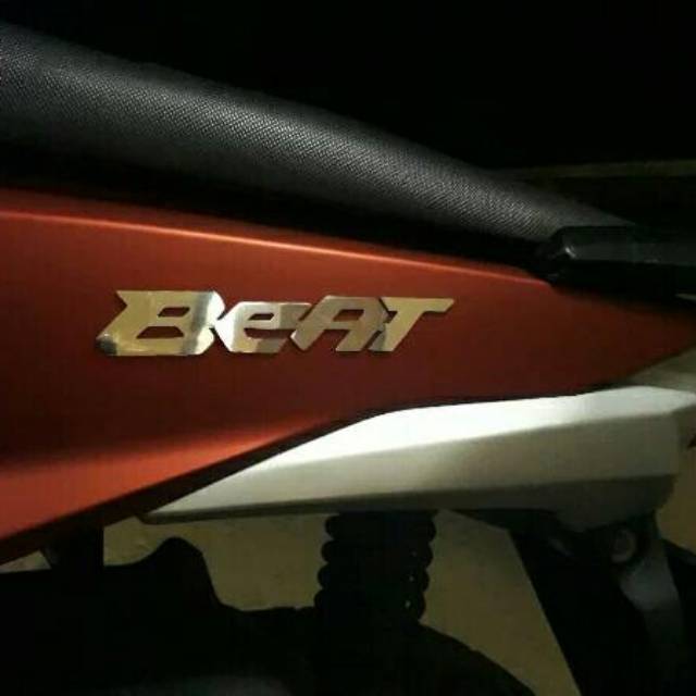 EMBLEM HONDA BEAT STAINLESS emblem ICON