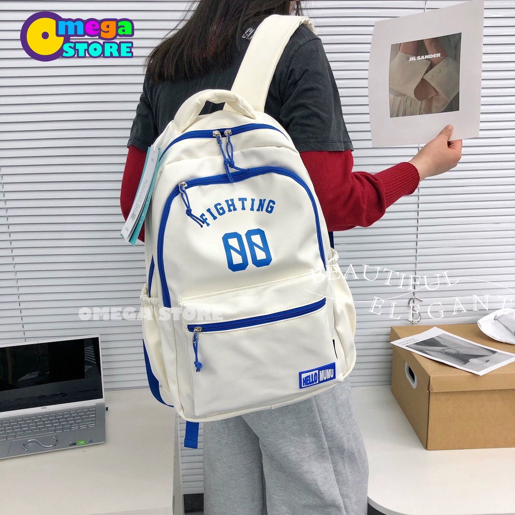 [O&amp;S] Tas Ransel Anak Sekolah TK SD SMP Unisex Desain Lucu Kekinian-OS203