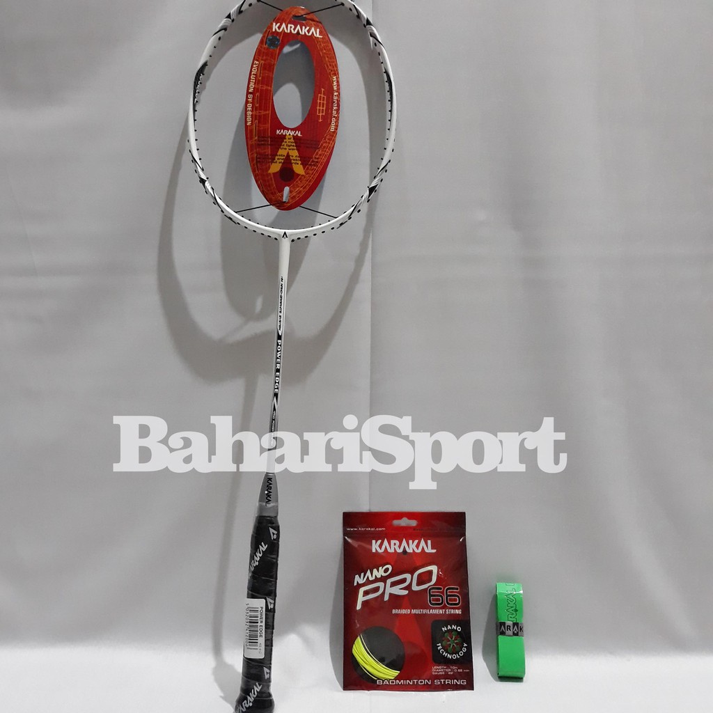 Raket Badminton Karakal Power Edge Original Bonus Senar