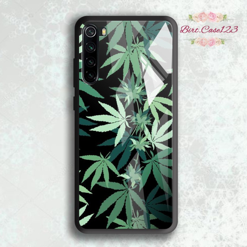 Case casing softcase silikon Gambar FOLIAGE back case glass vivo y91 y93 y95 y91c y71 y81 y12 etc