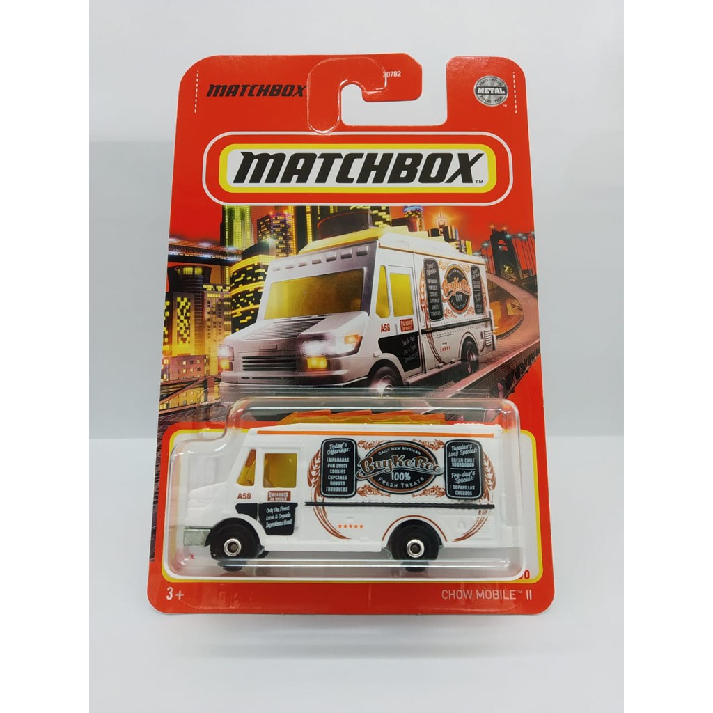 Diecast Matchbox Chow Mobile II MBX 24/100 White Mobil Mainan Anak Laki Cowok Hobi Koleksi HW