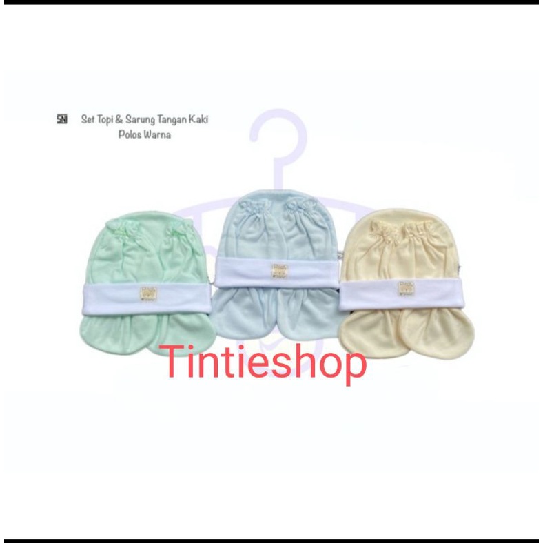 Topi Set Chiyo Polos Warna