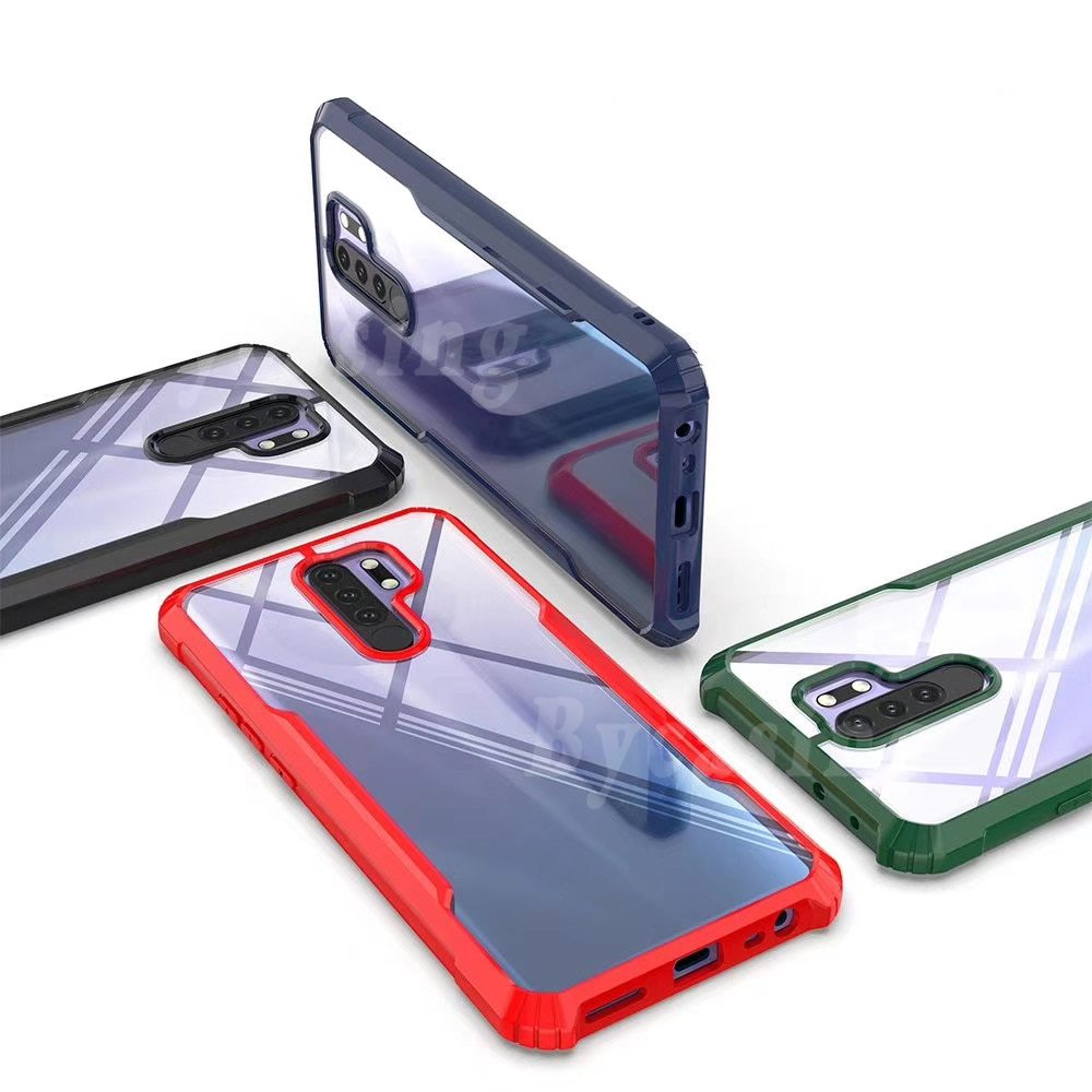 Case Bumper Bahan Akrilik Transparan Anti Jatuh Untuk Samsung Galaxy M51 Note 20 Ultra S20 Plus S20Fe S10 Lite Note 10 9