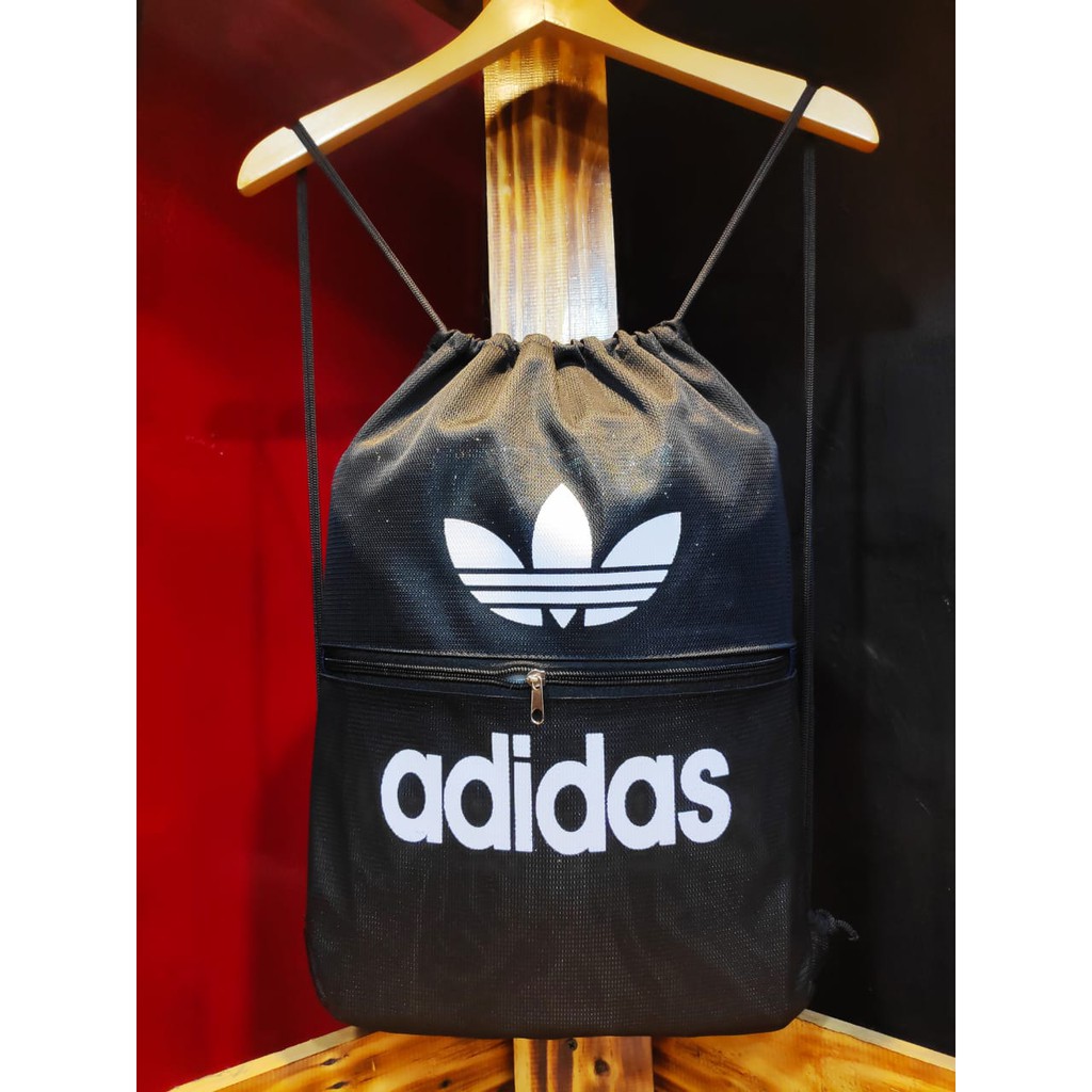 Tas Serut String Bag Gymsack Tote Bag Tas Olahraga Adidas Tas wanita / Pria