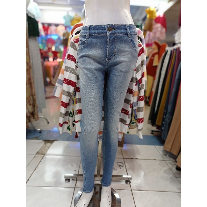 FELINO jeans polos celana  jeans wanita