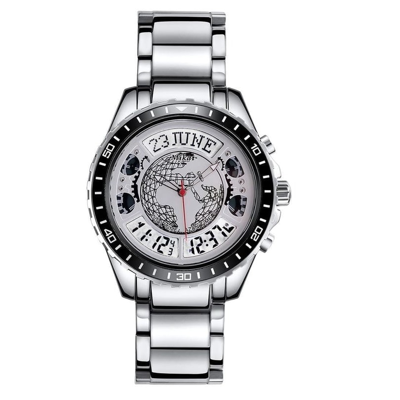 Jam Tangan Pria Muslim - Mikat Muslim Watch - Jam Tangan Muslim 1 Set