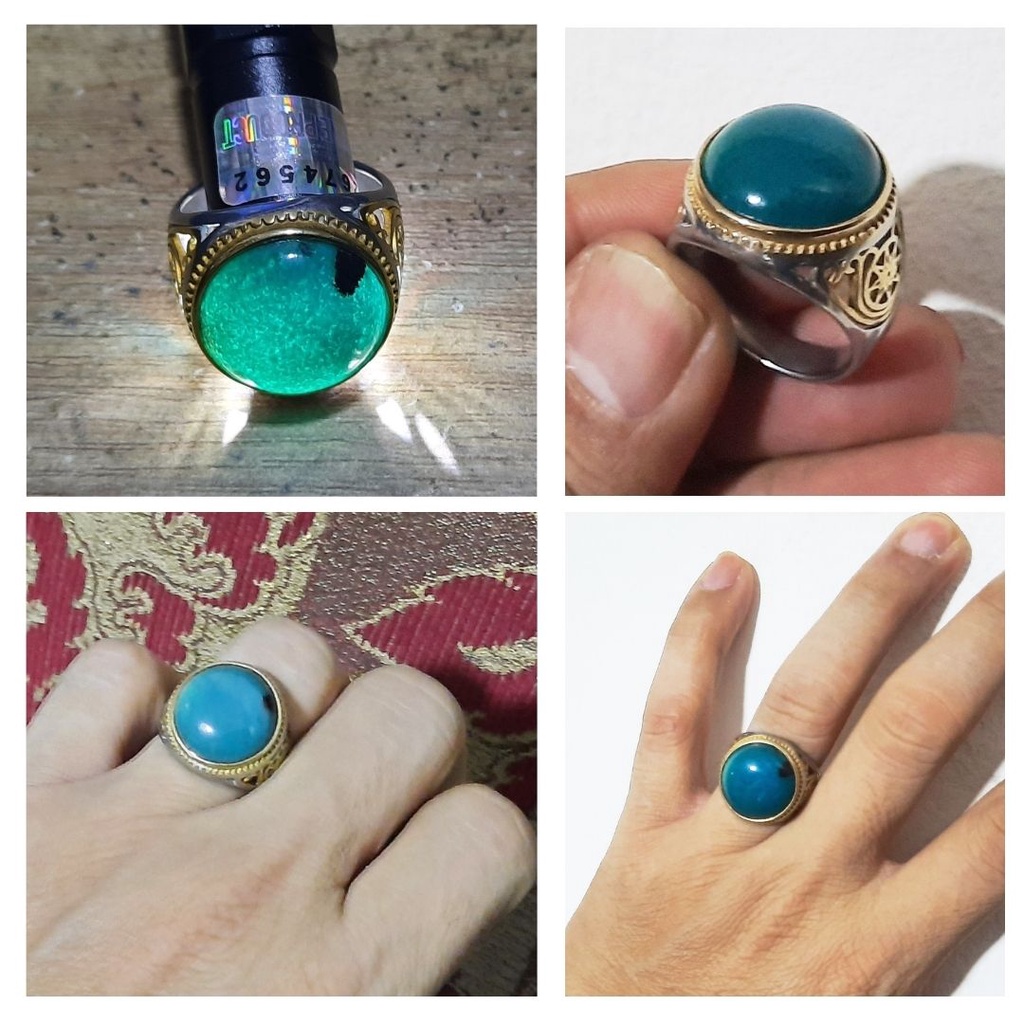 Original Batu Permata Cincin Bacan Doko Palamea Asli 100% Exclusive 101