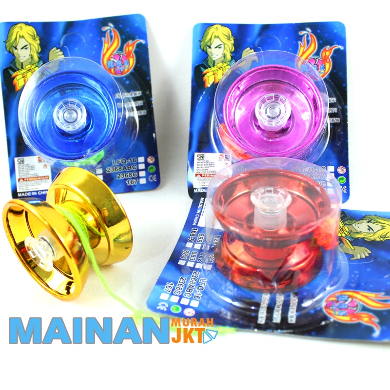 MAINANKEI MAINAN ANAK MURAH YOYO GLOSSY 828 IMPORT YOYO BESI BERKUALITAS