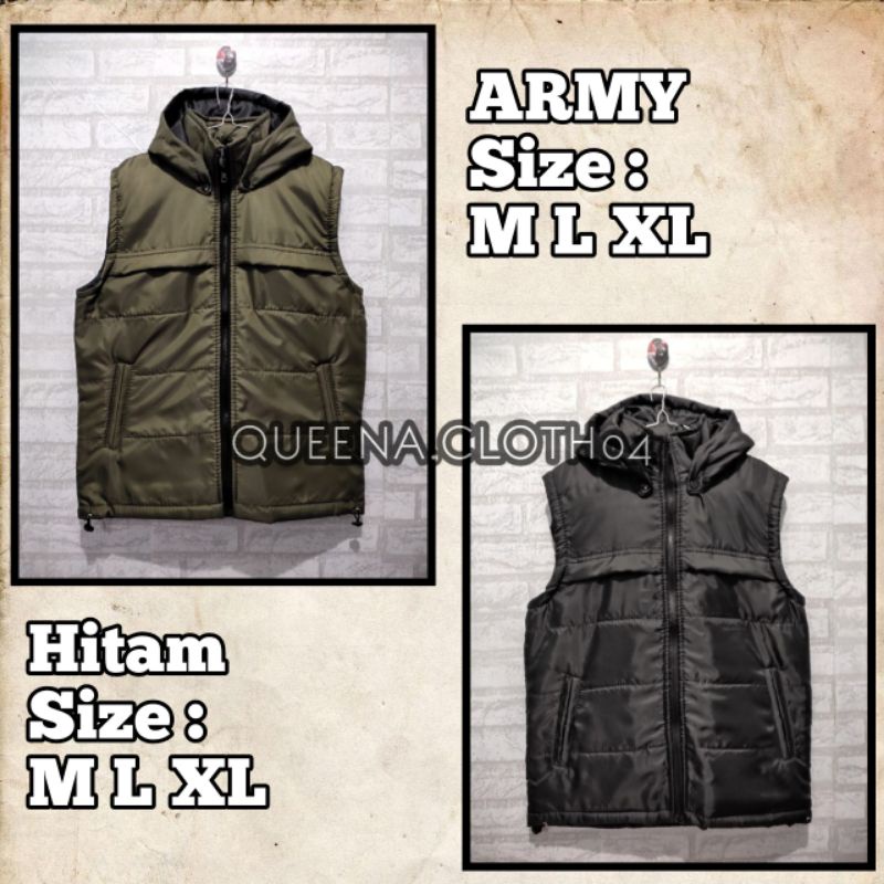 Rompi Pria - Rompi Parasut Pria - Jaket Rompi Pria