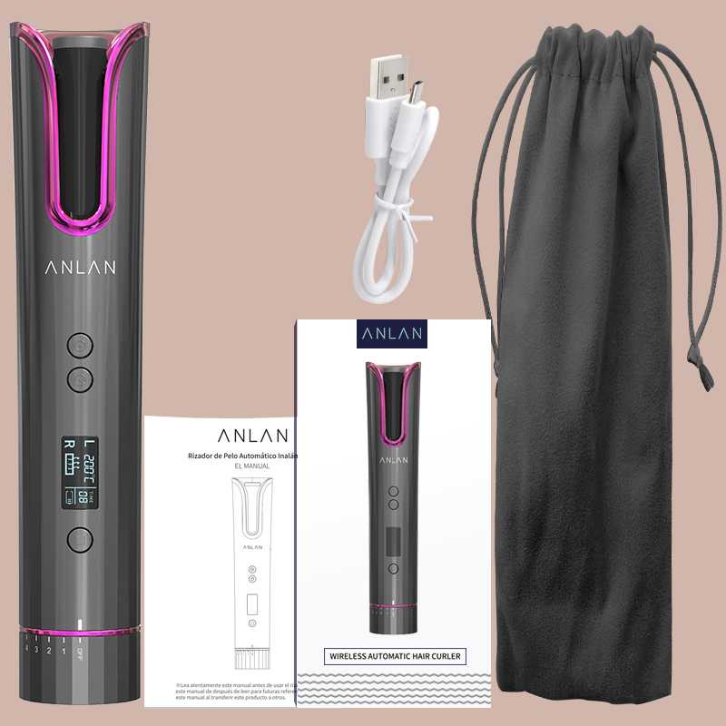 Catok Pengkriting Rambut Wireless Curler