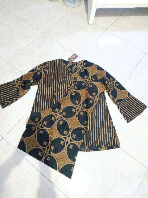 Tunic Latansa Genes Tunik Batik Jumbo Busui Batik Kerja Size Besar Seragam Batik Kantor Muslim