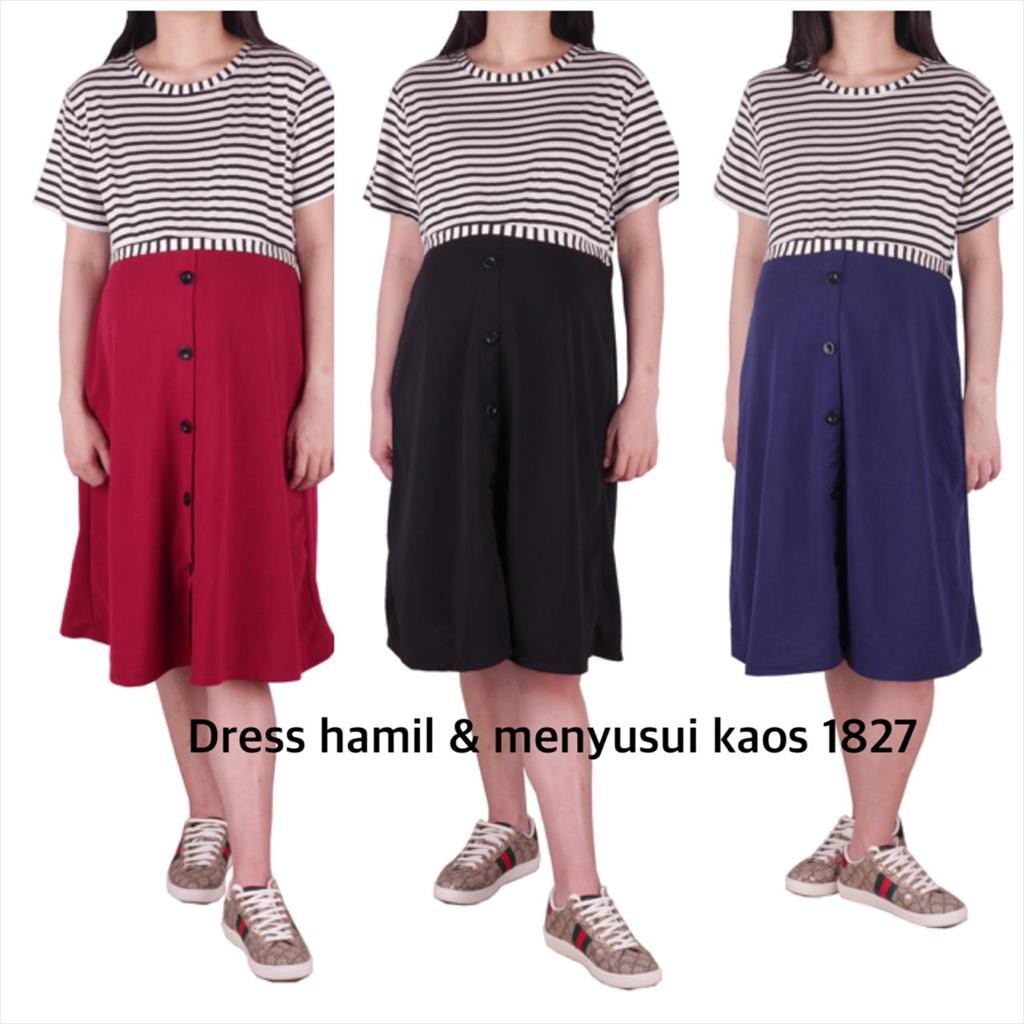 Dress hamil menyusui 1827 baju hamil