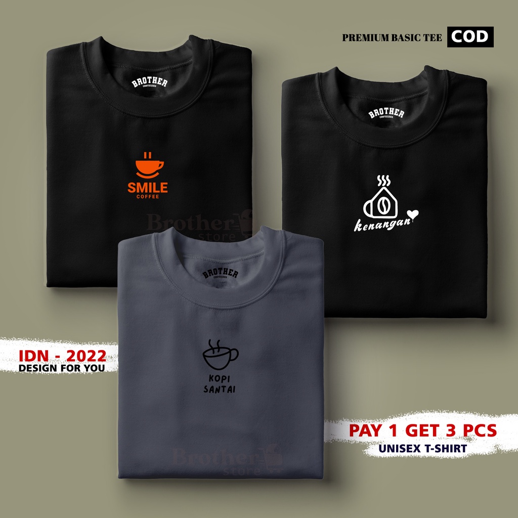 BUY 1 OR 3 PCS ( PROMO COD ) BROTHER STORE / Kaos Distro100% Catoon Combed 30s / ArticelCKKS3