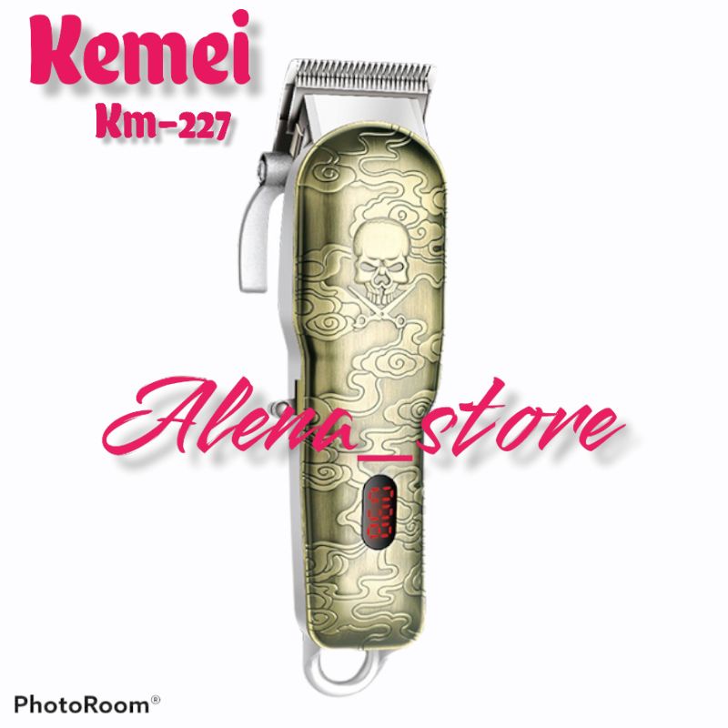 Mesin Cukur Rambut Kemei KM-227 Alat cukur rambut kemei KM 227 Cordless