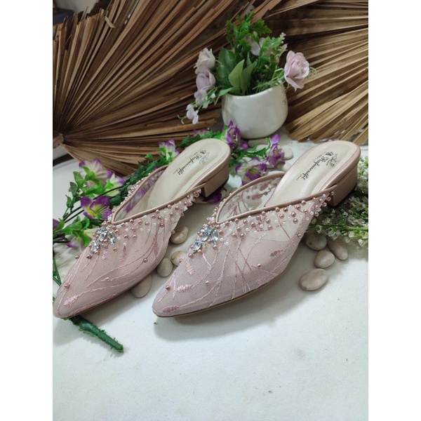 sepatu Julia rosegold tinggi 3cm tahu