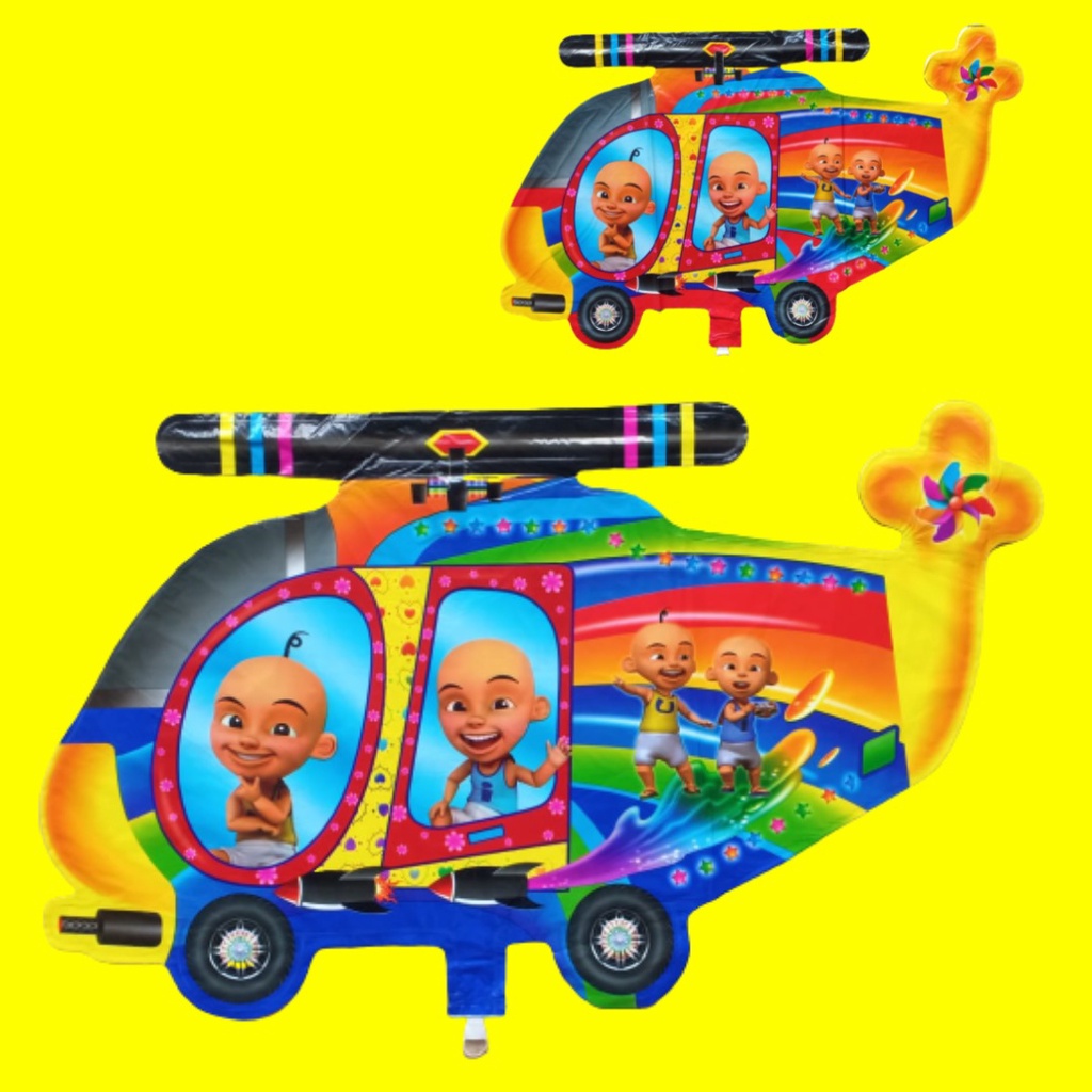 Heli Upin (BALON GAS/FOIL/TERBANG/KARAKTER) 1pack=50pc