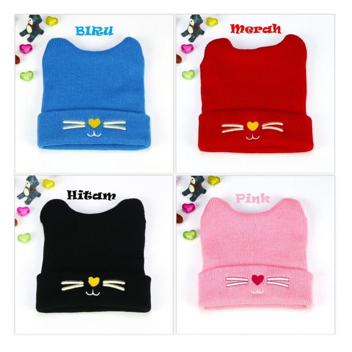 Topi Bayi Rajut / Topi Kupluk Anak Lucu Dan Imut