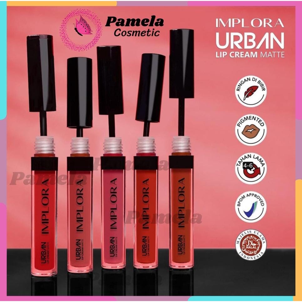 ❤ PAMELA ❤Implora Lipcream Matte BPOM / Lipcream Implora Velvet/ Lip Velvet Implora