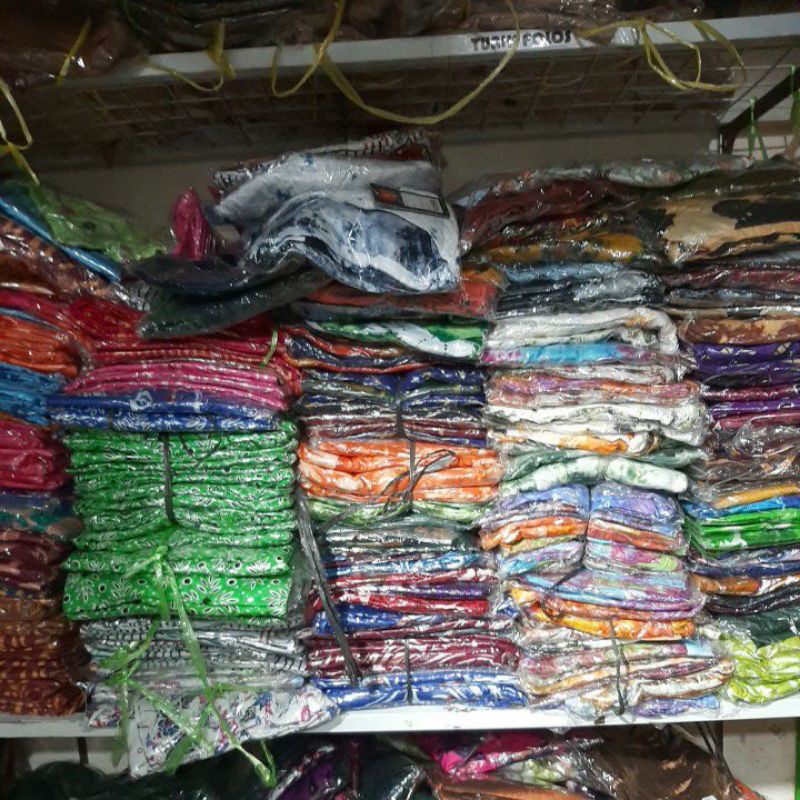 PREMIUM BAJU TIDUR PIYAMA PAJAMAS ONE SET RAYON VISCOSE TIE DYE MOTIF-Random