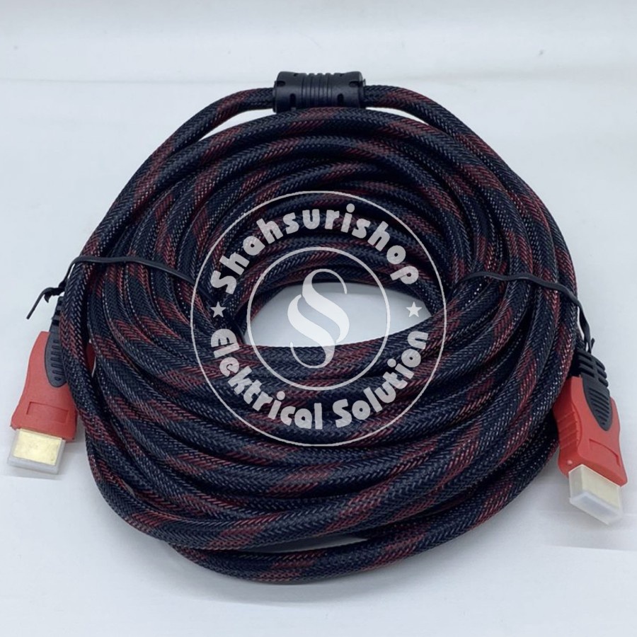 KABEL HDMI TO HDMI 10M 10 M METER MODEL JARING