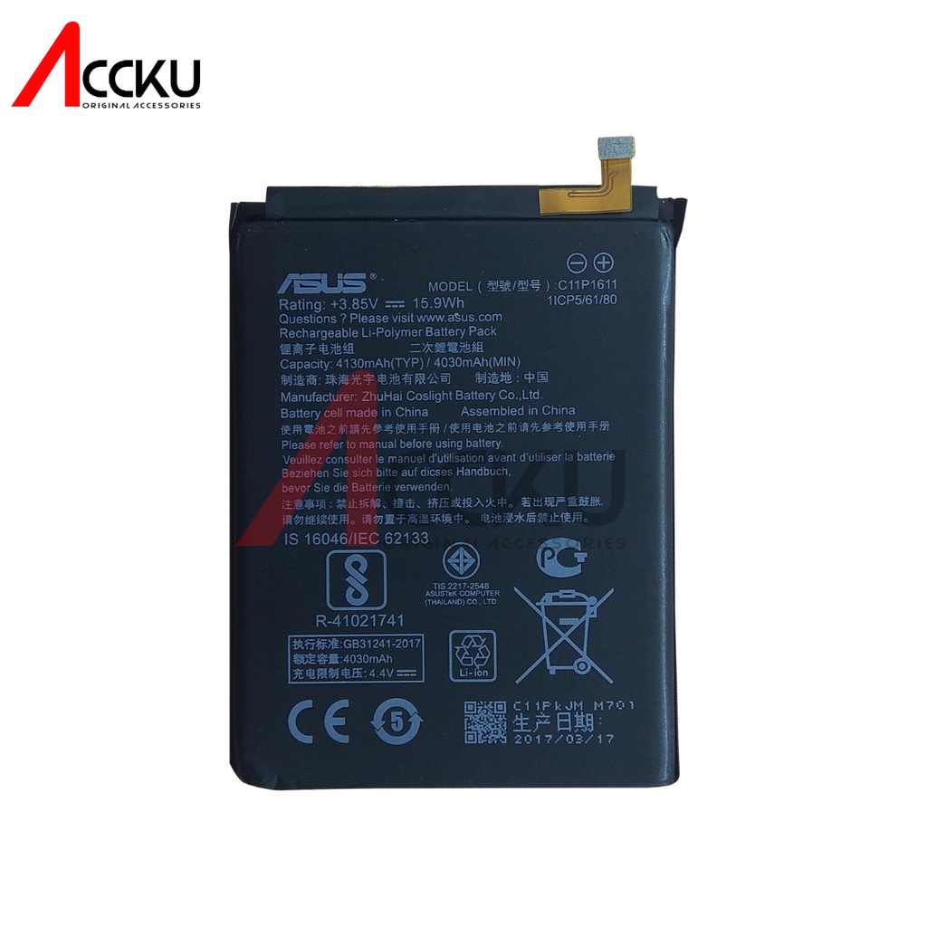 [C11P1611] BATTERY BATERAI ASUS ZENFONE 3 MAX 5.2&quot; BATERAI ASUS C11P1611 BATERAI ASUS ZC520TL BATTERY ASUS X00DA  X008D, X008DA, X008DC, X00KD/ BATERAI ASUS ZENFONE 4 MAX 5,2 HIGH QUALITY