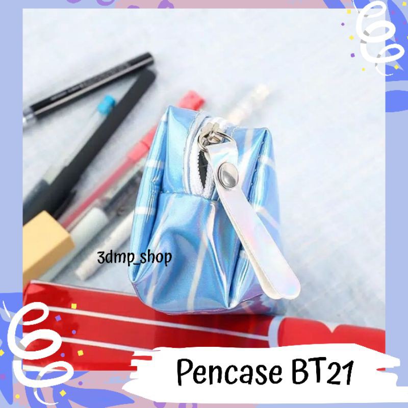 Pencase Pensilcase Pencilcsse Kotak Tempat Pensil BT21 Tata Rj Cooky Chimmy Mang Koya