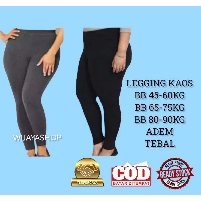 Legging Kaos Jumbo Premium L - 4XL Max BB 135 Kg / Legging Super Jumbo Kaos