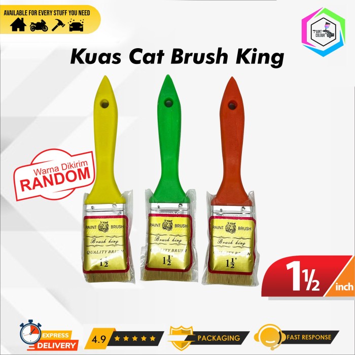 Kuas Cat Brush King 1.5 inc koas Paint Brush