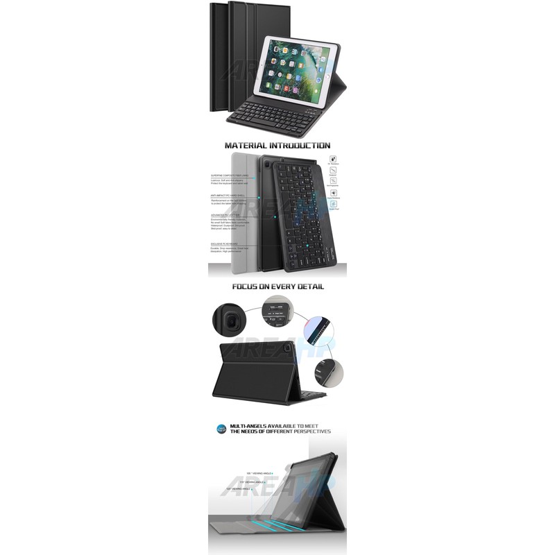 Slim Removable Keyboard Case Cover iPad 10.2 7 8 9 2019 2020 2021