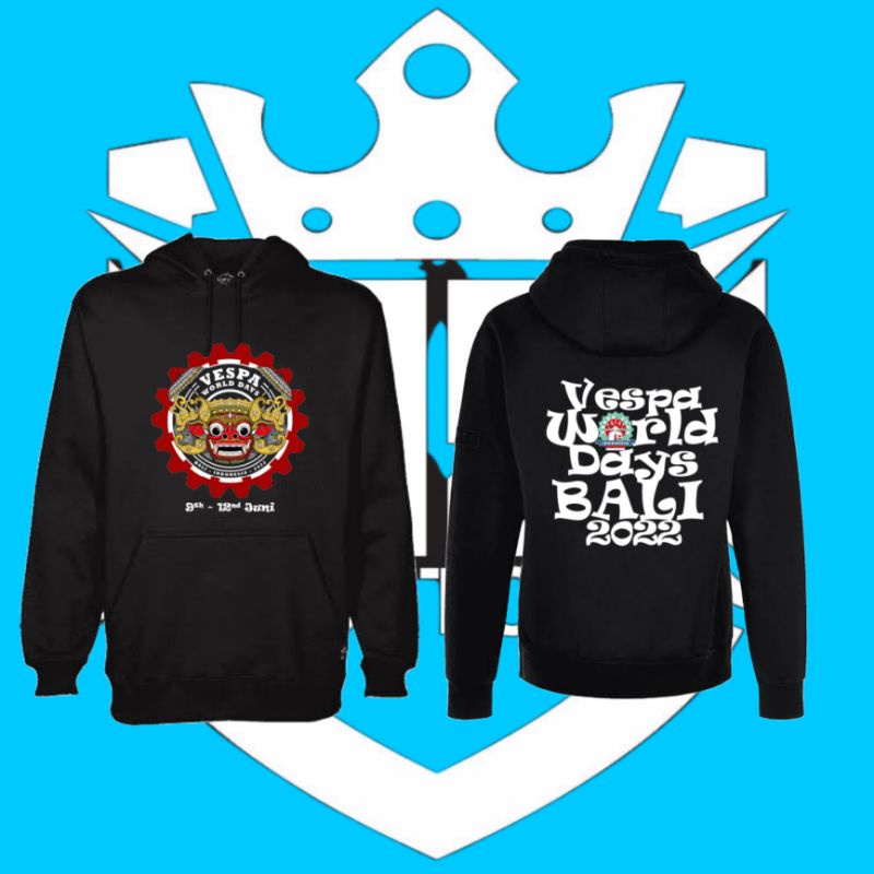 Jaket Hoodie Pria/Wanita Vespa World Days 2022/Jaket VWD