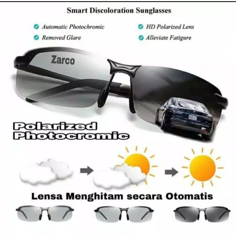 Kacamata Original Polorized Vision Night Driving Indoor Outdoor
