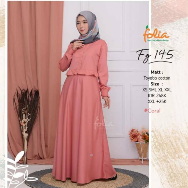 Gamis toyobo brended folia