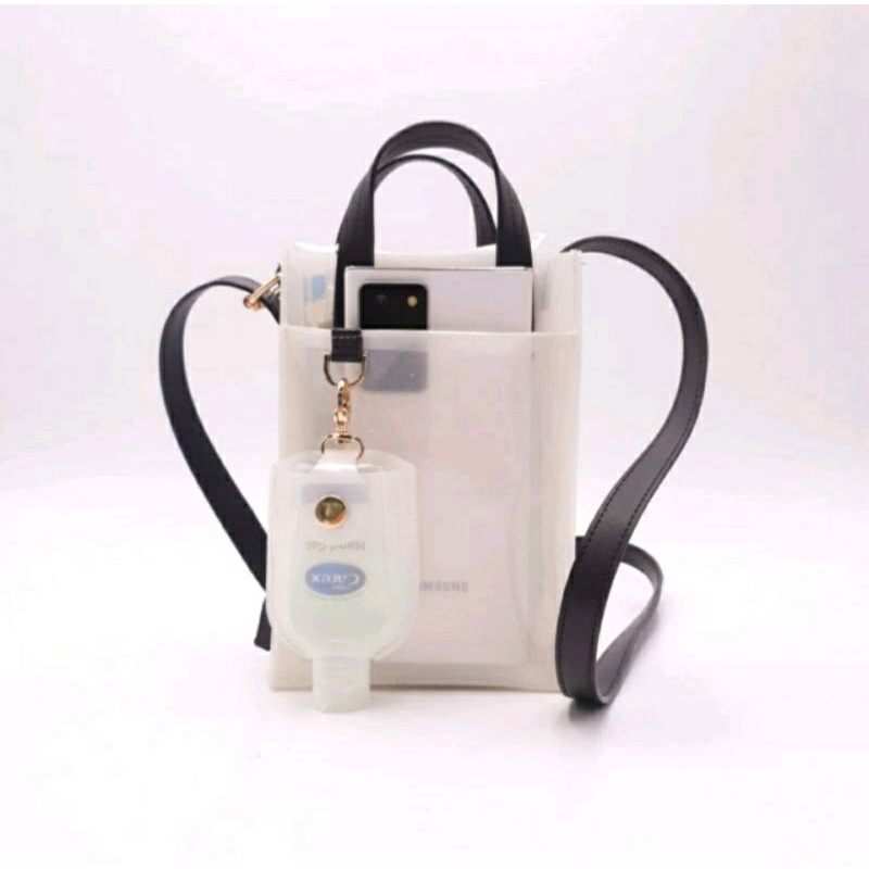 Stella Mini PVC Bag White