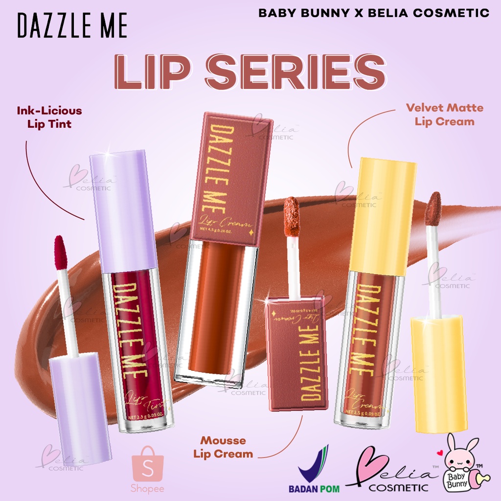 ❤ BELIA ❤ DAZZLE ME Ink-Licious Lip Tint BPOM | Mattedorable Long Lasting Liptint Hyper Moisturizing Lip Stain