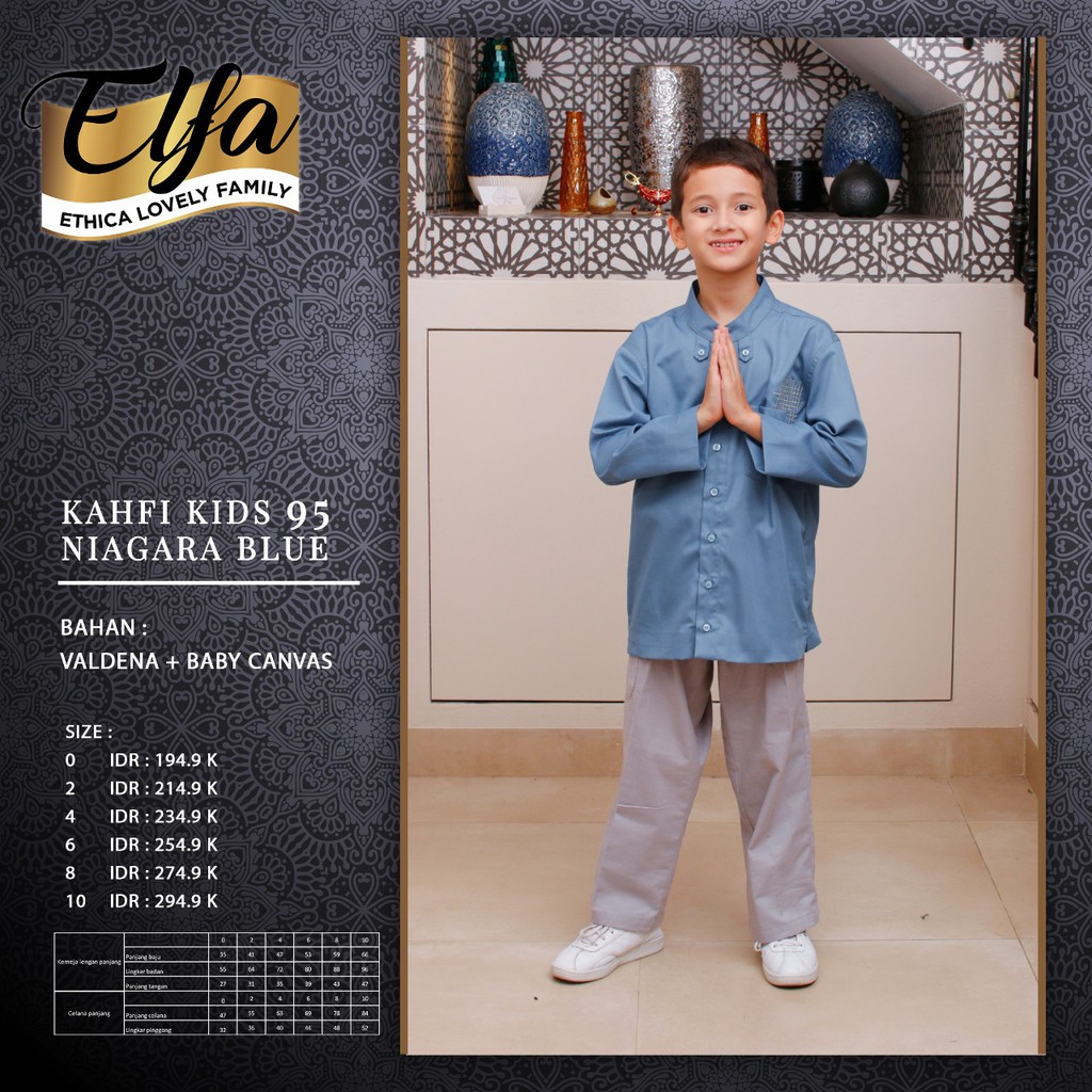 ETHICA KAHFI KIDS 95 BIRU NIAGARA