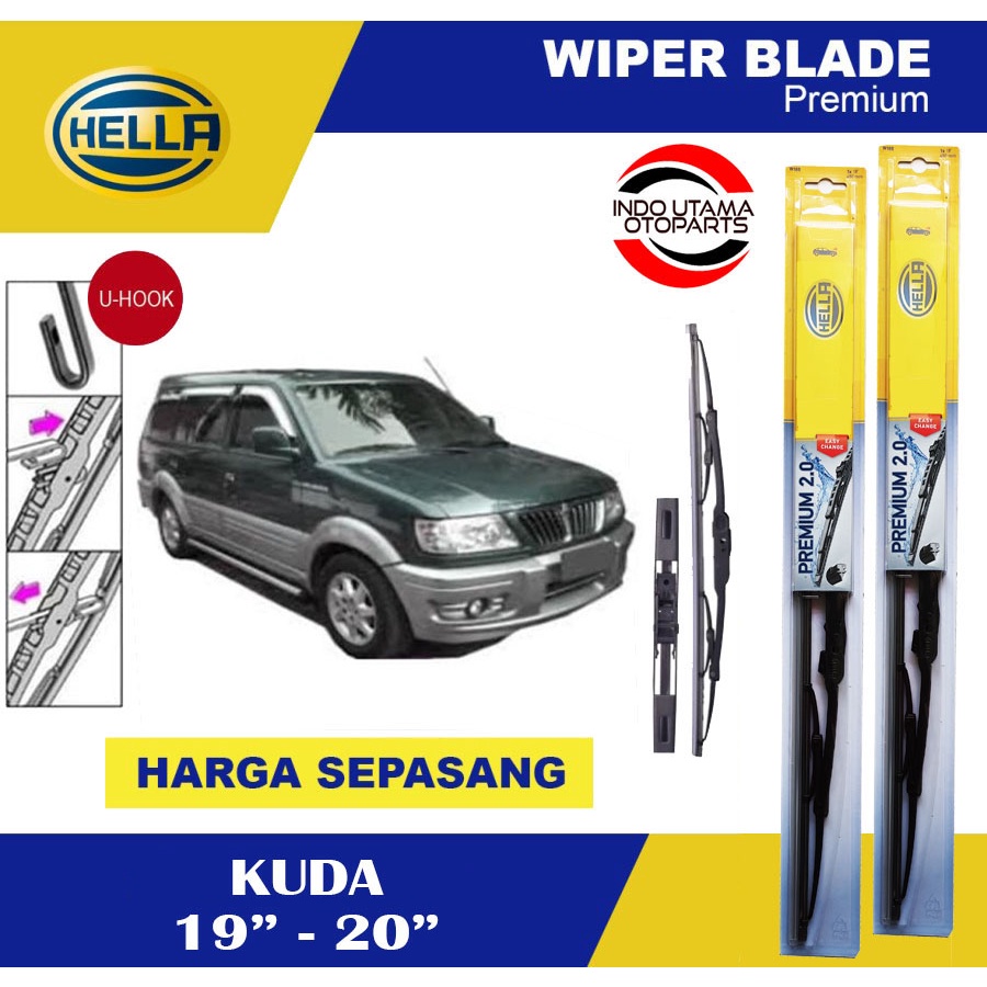 Wiper Blade Mobil Kuda HELLA Premium 2.0 (19-20)