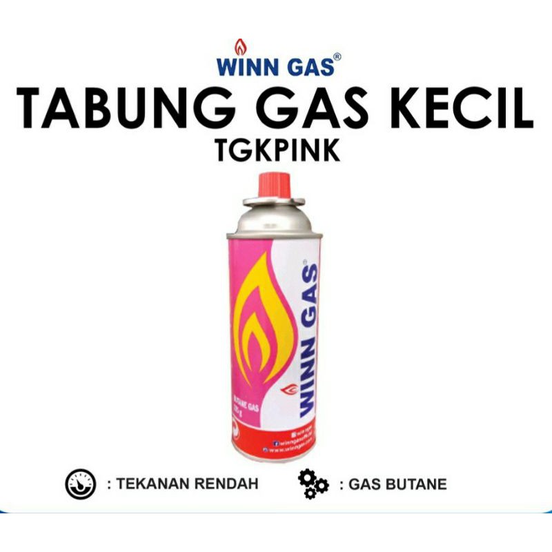 Win Gas   ,  235 gr  , Tabung gas  kaleng winn gas