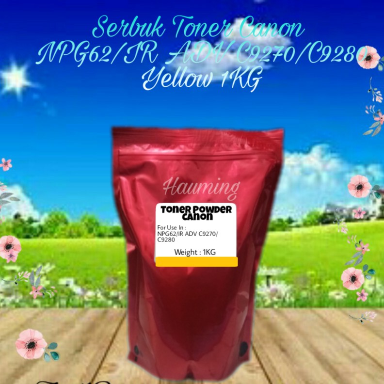 Serbuk Toner Canon Advance NPG62 NPG 62 IR ADV C9270 C9280 IRC-9270 9280 IRC9270 Yellow 1kg