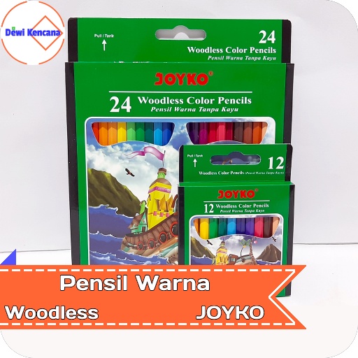 

Pensil Warna Woodless JOYKO