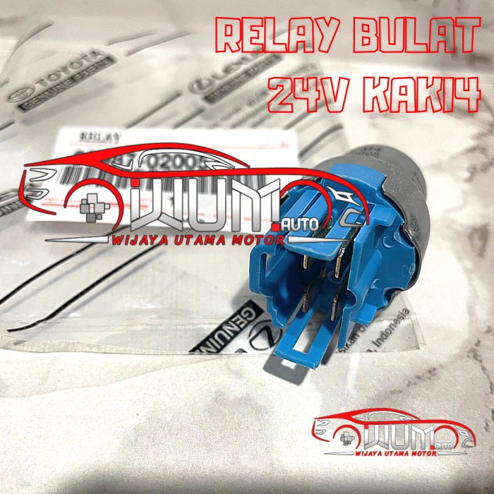 RELAY BULAT 24V KAKI 4 UNIVERSAL DYNA 90987-02005