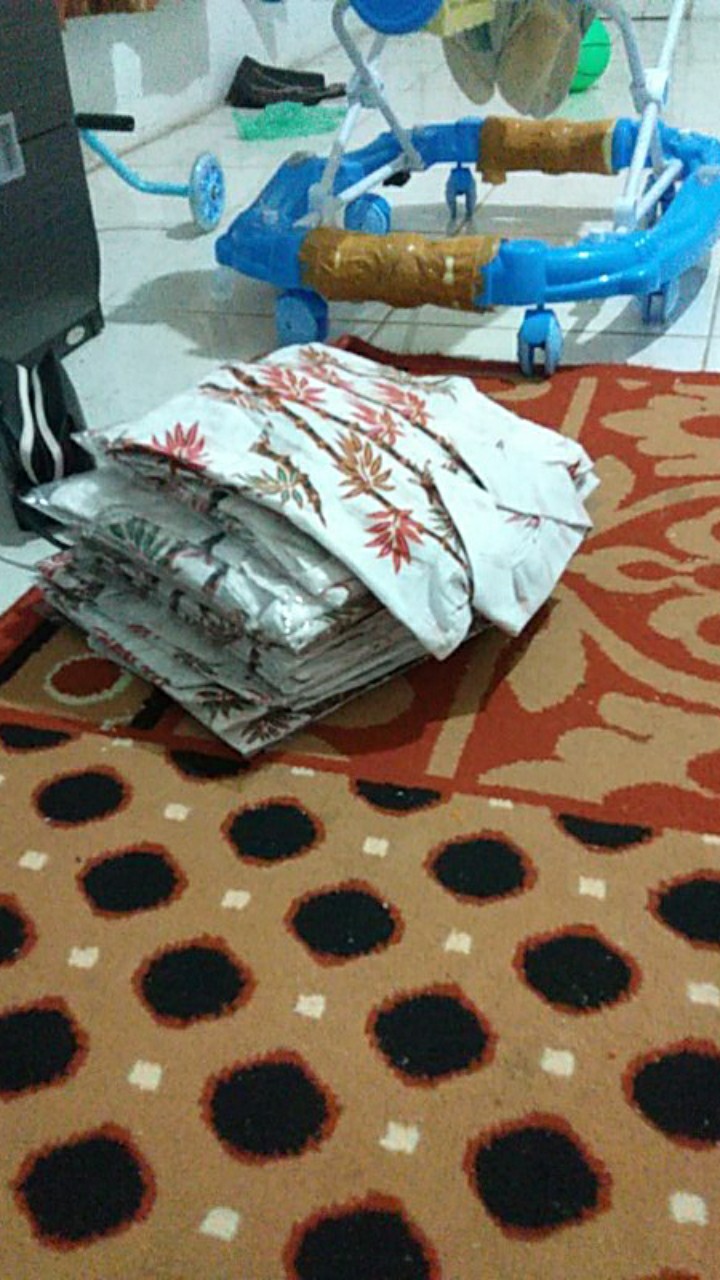 [ Cod ] Batik Couple Keluarga Terlaris / Couple Batik Keluarga Terbaru Motif Bambu Putih