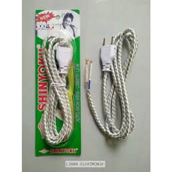 COD Kabel Setrika Shinyoku Arde 3 Kabel 1.8 Meter | Kabel Gepeng Shinyoku 2 Kabel 1.8 Meter