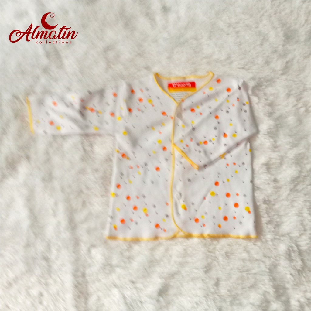 3 Pcs Atasan Kancing Bayi Lengan Panjang / Baju Tidur Baby Born Murah Laki Perempuan