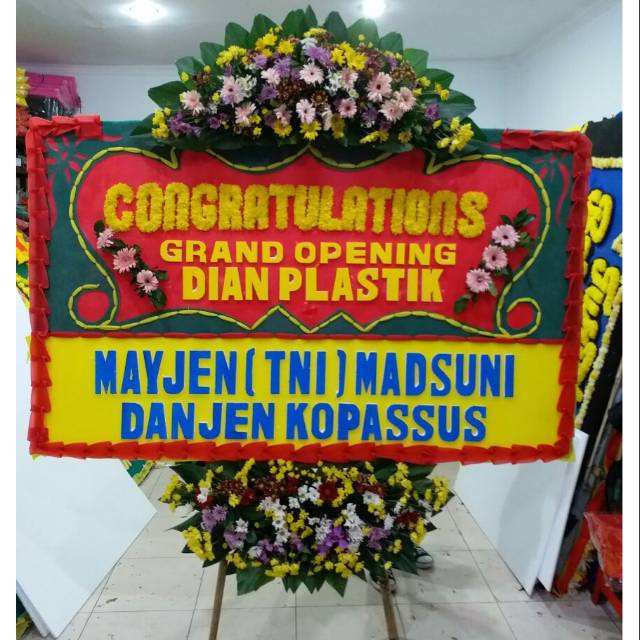 Papan Karangan Bunga 1 25x2m Shopee Indonesia